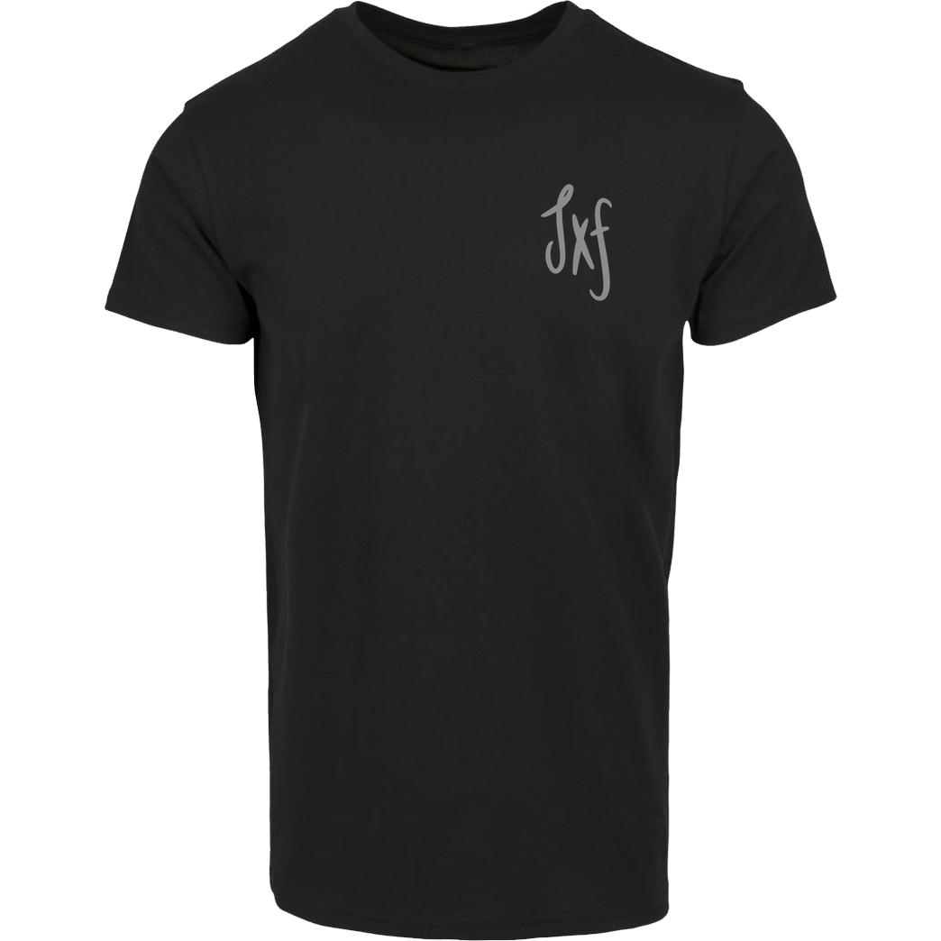 janaxf Janaxf - Rose T-Shirt Hausmarke T-Shirt  - Schwarz