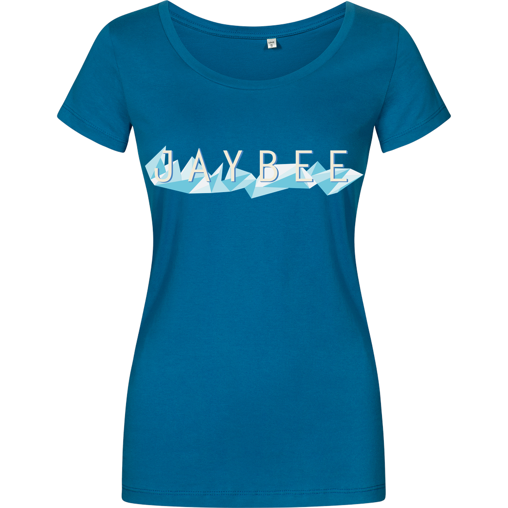Jaybee Jaybee - Logo T-Shirt Damenshirt petrol