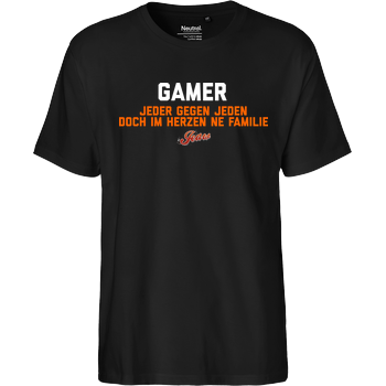 Jeaw - Gamer Fairtrade T-Shirt - schwarz