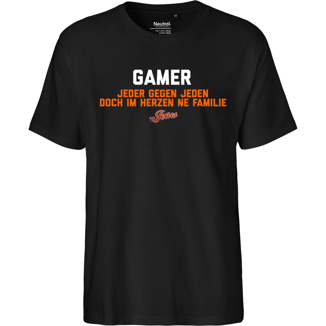 Jeaw Jeaw - Gamer T-Shirt Fairtrade T-Shirt - schwarz