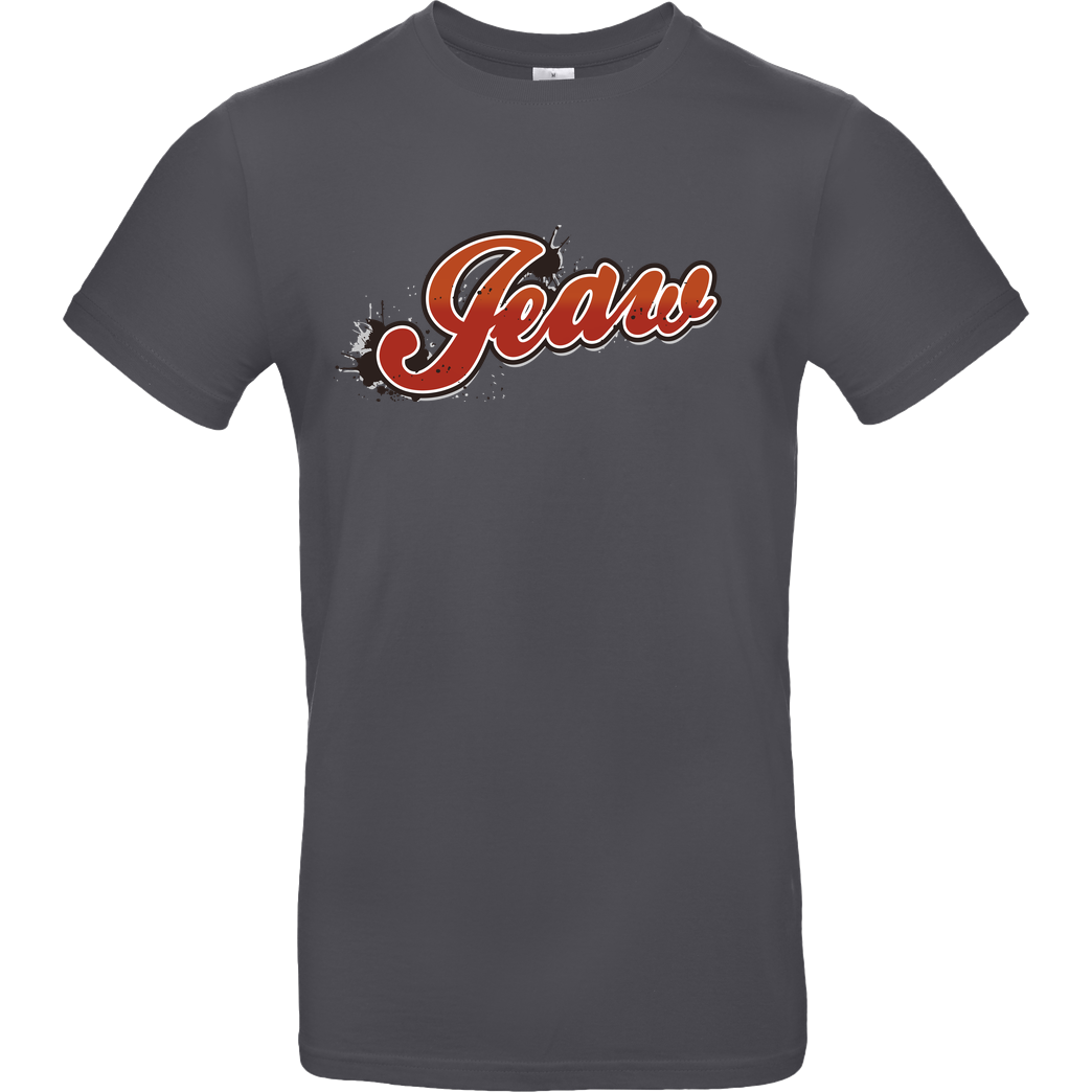 Jeaw Jeaw - Logo T-Shirt B&C EXACT 190 - Dark Grey