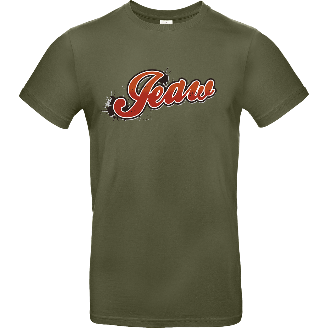 Jeaw Jeaw - Logo T-Shirt B&C EXACT 190 - Khaki