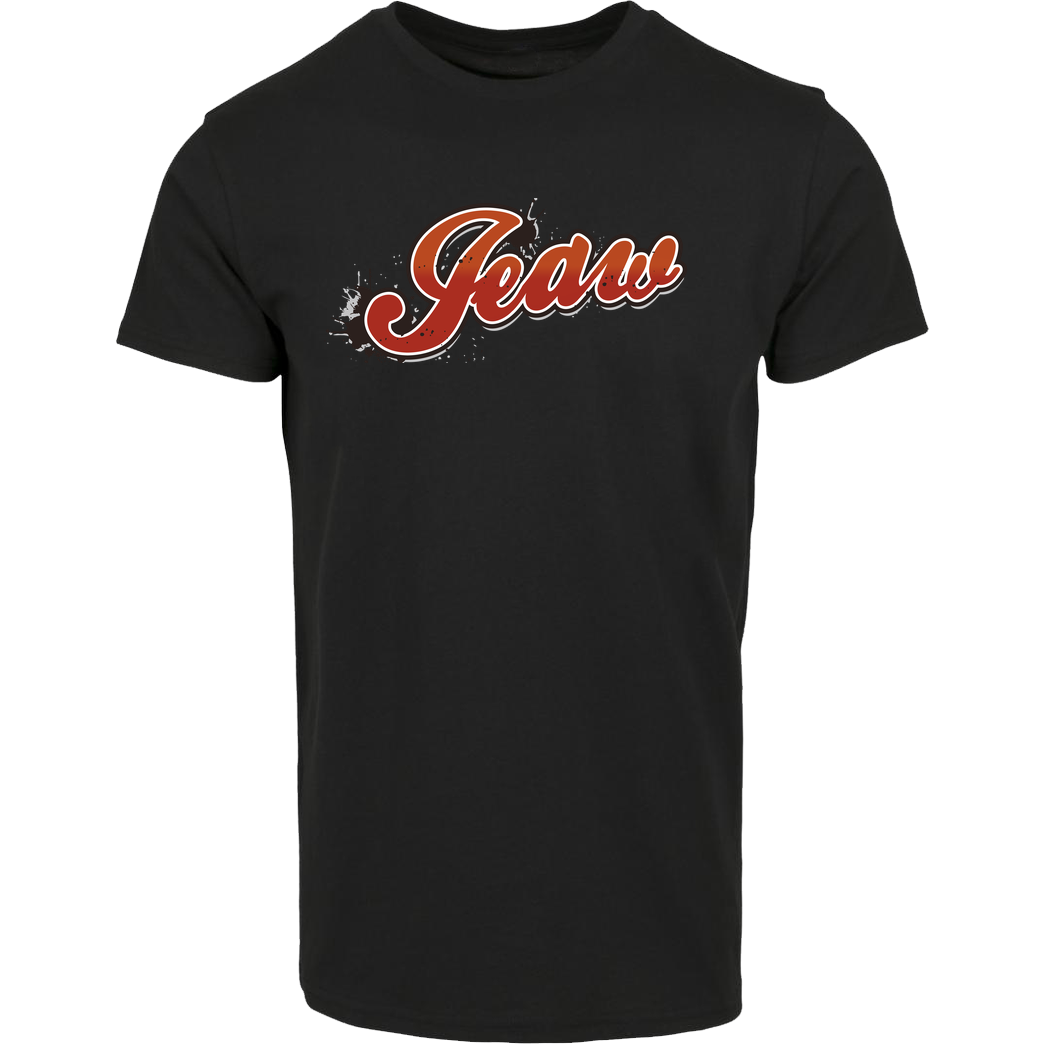 Jeaw Jeaw - Logo T-Shirt Hausmarke T-Shirt  - Schwarz