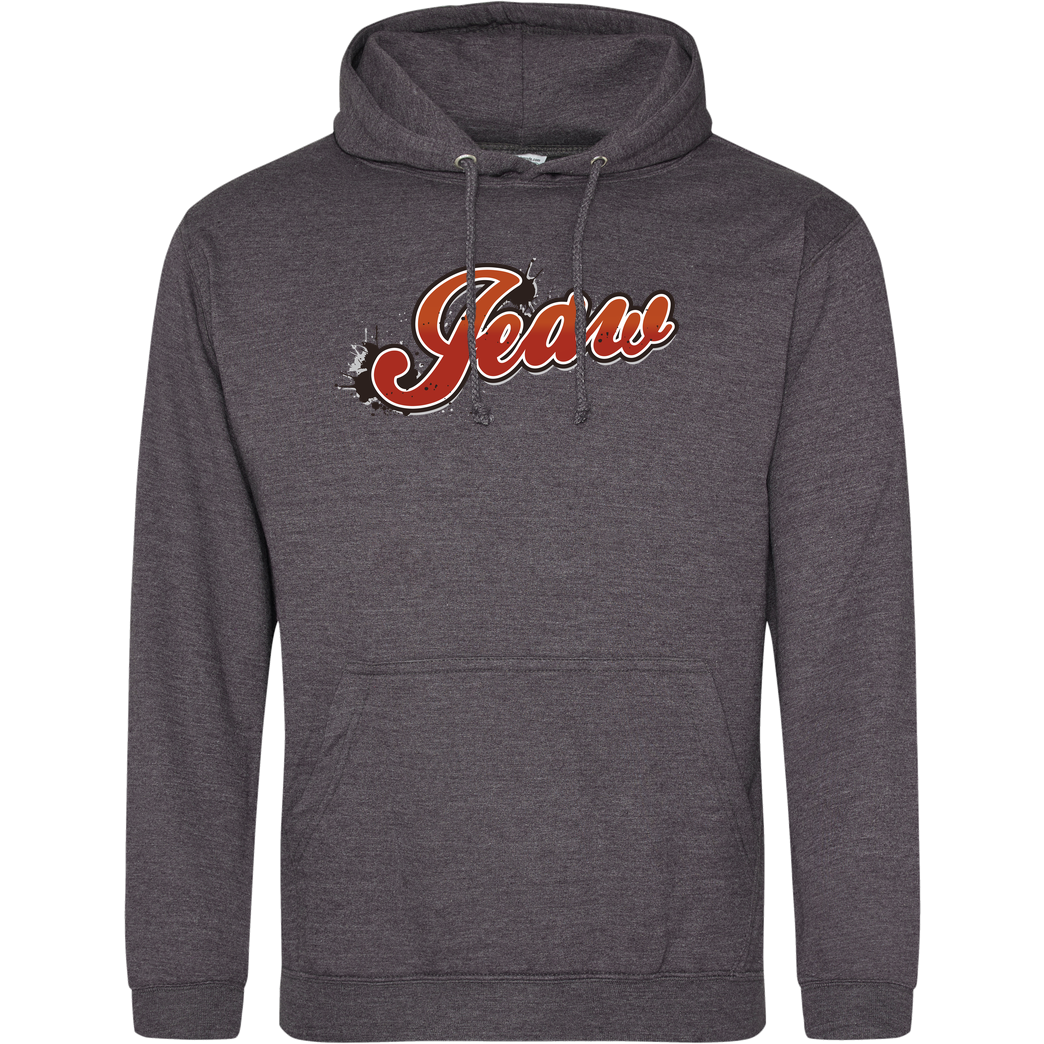 Jeaw Jeaw - Logo Sweatshirt JH Hoodie - Dark heather grey