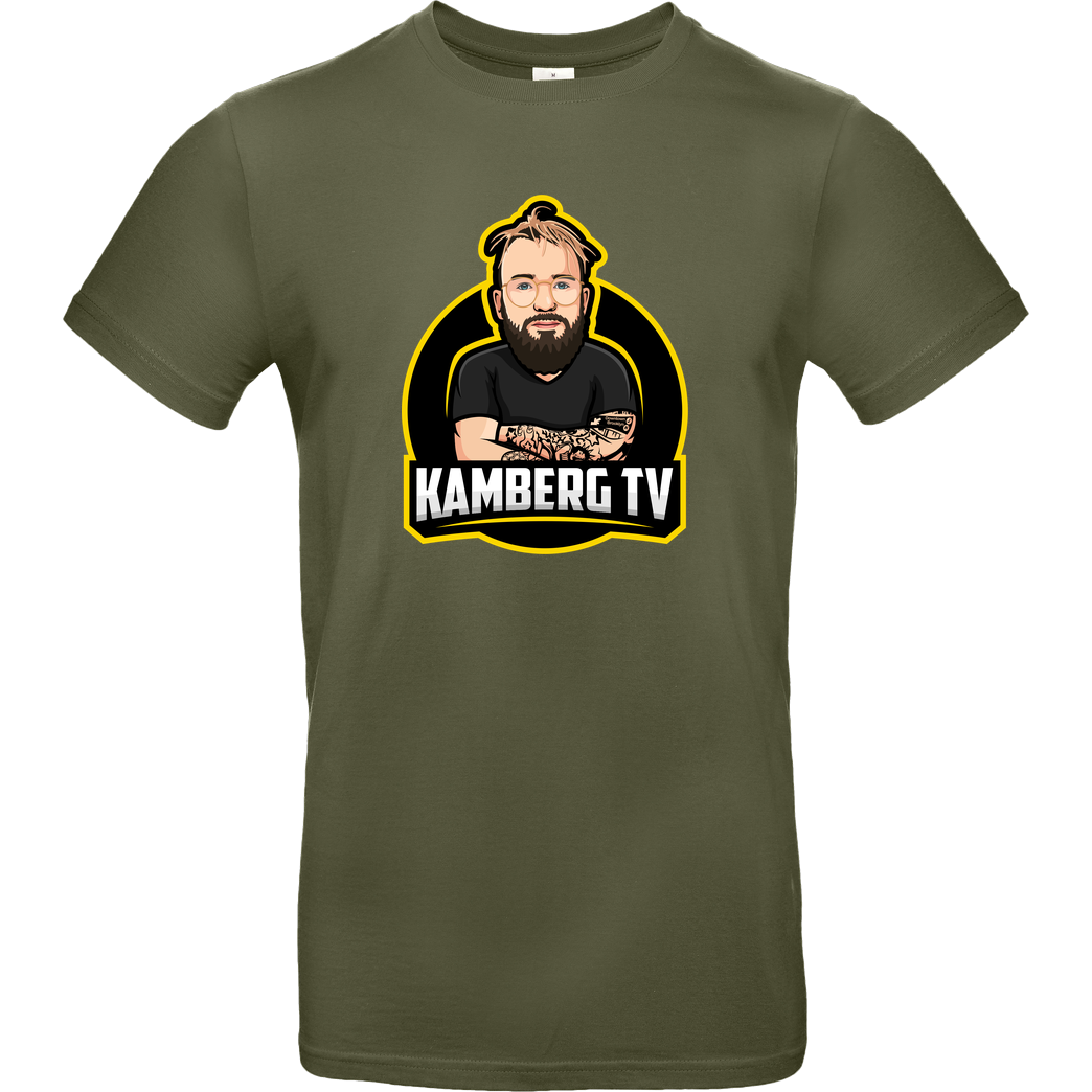 Kamberg TV Kamberg TV - Kamberg Logo T-Shirt B&C EXACT 190 - Khaki