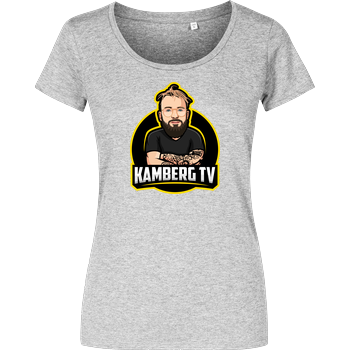 Kamberg TV - Kamberg Logo Damenshirt heather grey