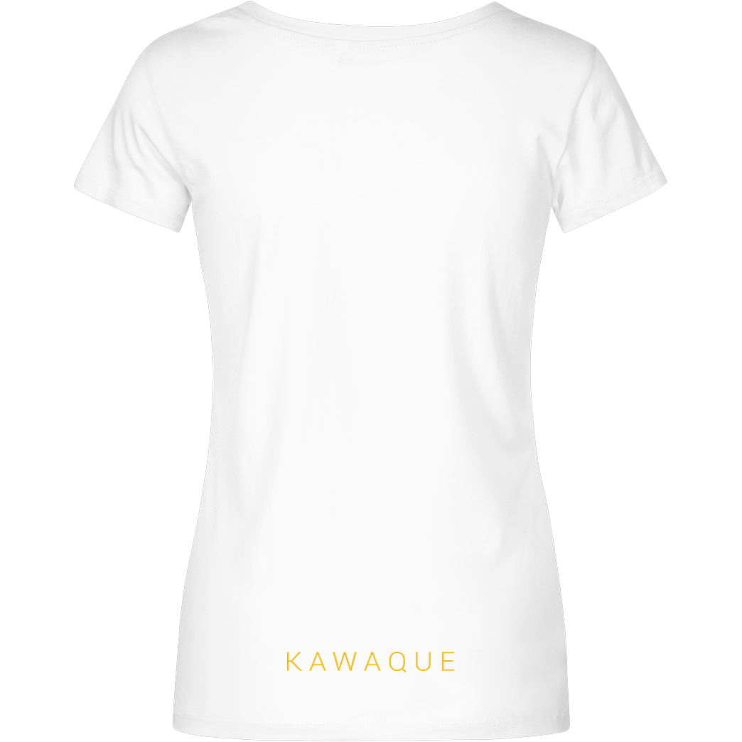 KawaQue KawaQue - Error 404 T-Shirt Damenshirt weiss