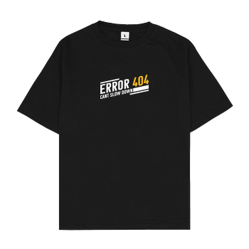 KawaQue - Error 404 Oversize T-Shirt - Schwarz