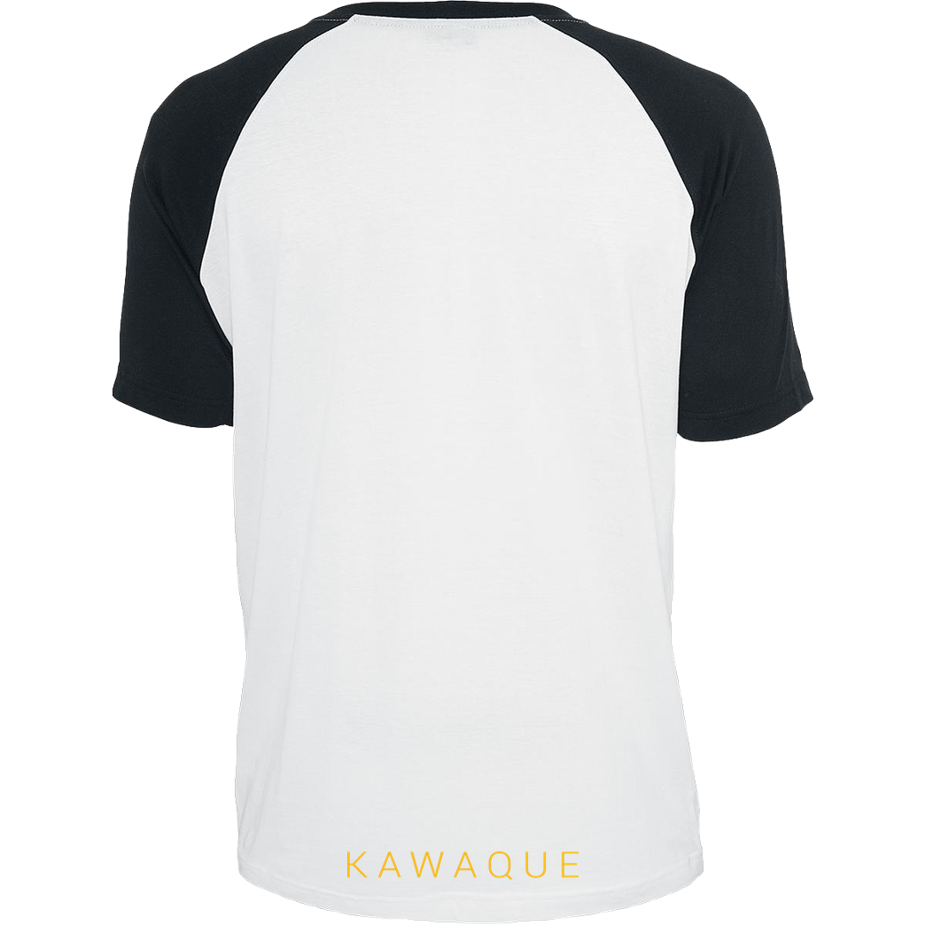 KawaQue KawaQue - Error 404 T-Shirt Raglan-Shirt weiß