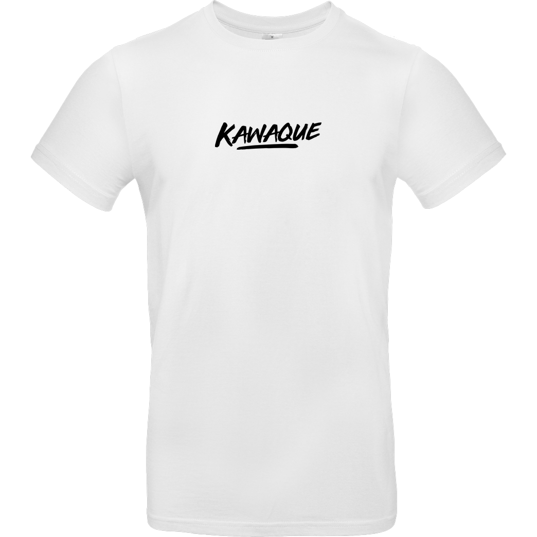 KawaQue KawaQue - Logo T-Shirt B&C EXACT 190 - Weiß