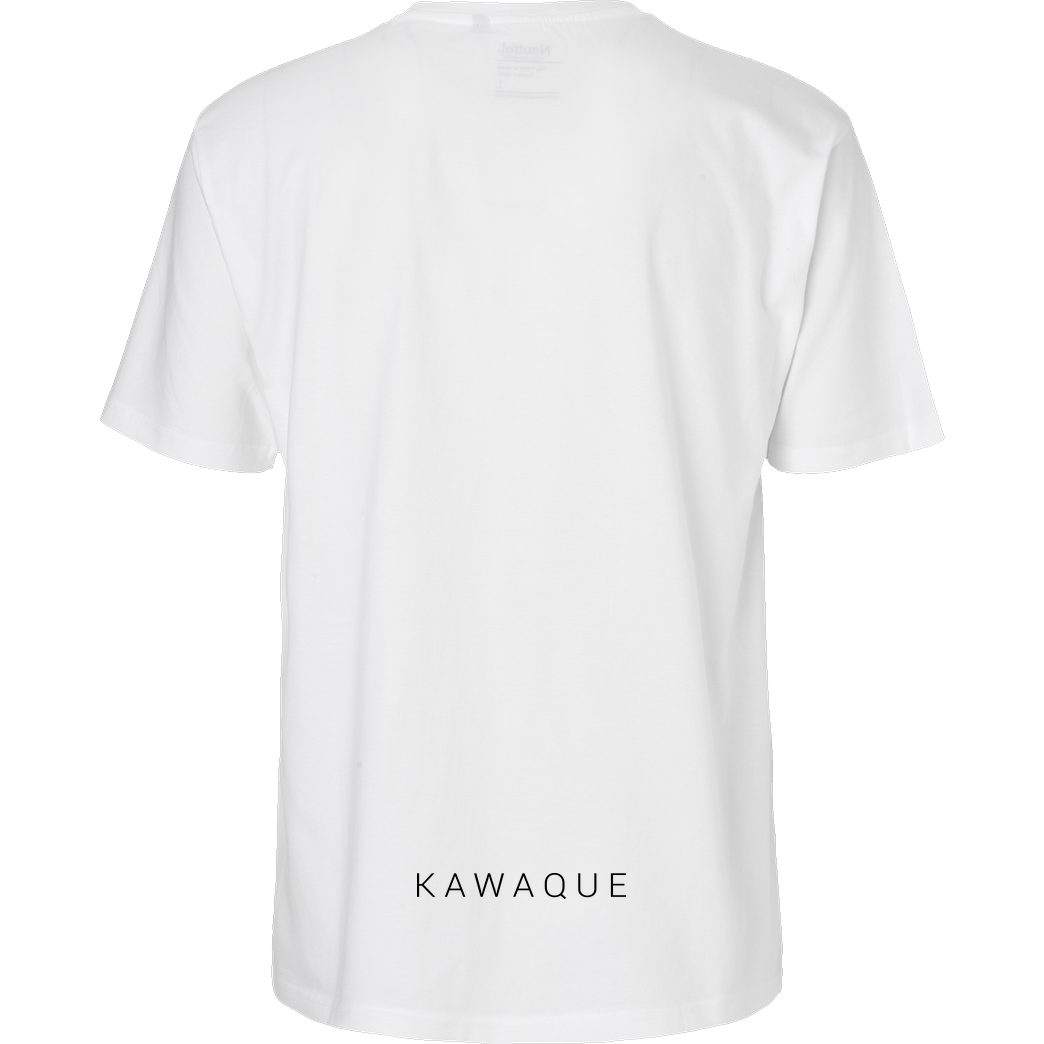 KawaQue KawaQue - Race chinese T-Shirt Fairtrade T-Shirt - weiß