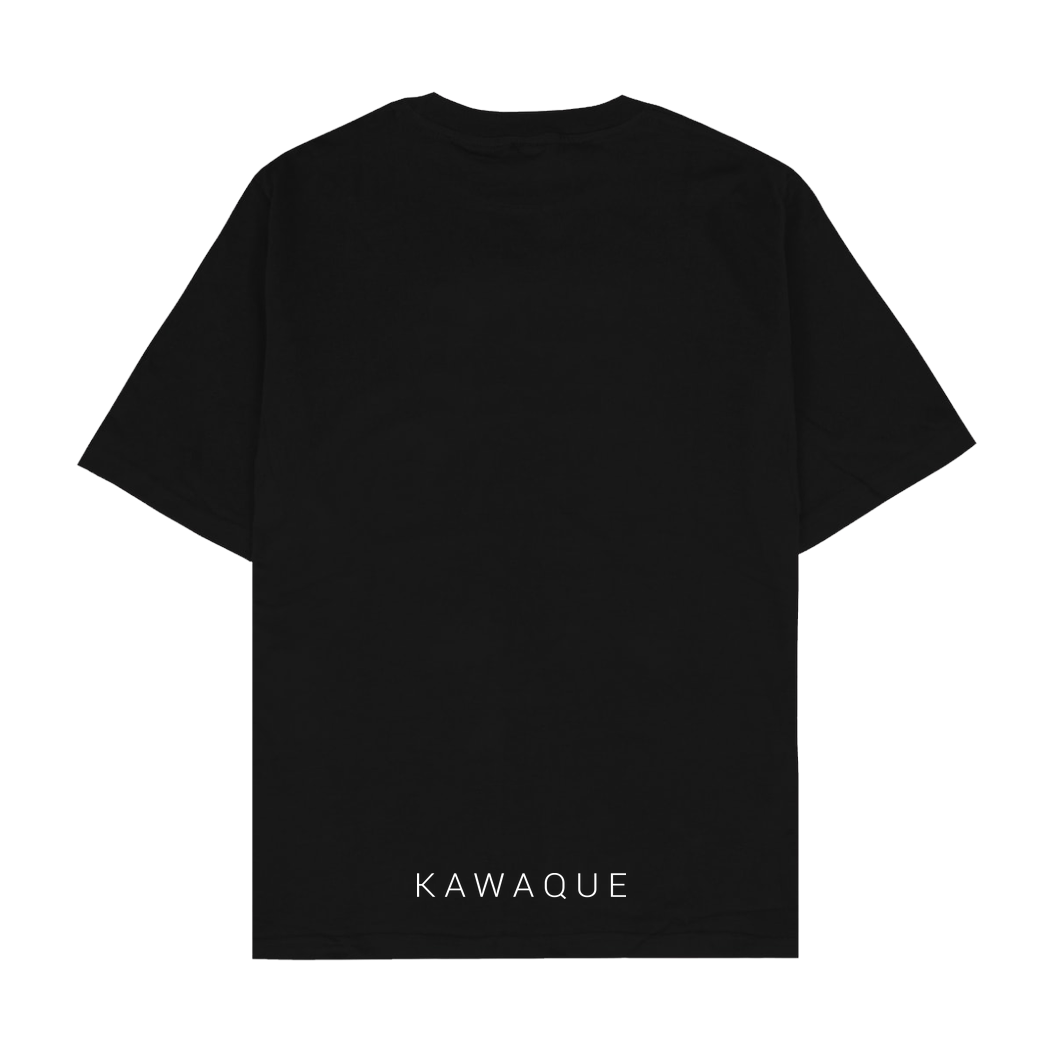 KawaQue KawaQue - Race chinese T-Shirt Oversize T-Shirt - Schwarz
