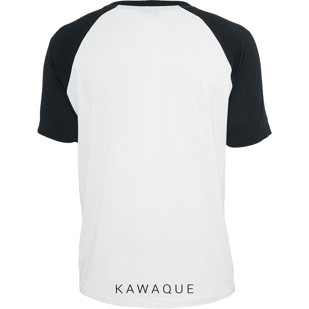KawaQue KawaQue - Race chinese T-Shirt Raglan-Shirt weiß