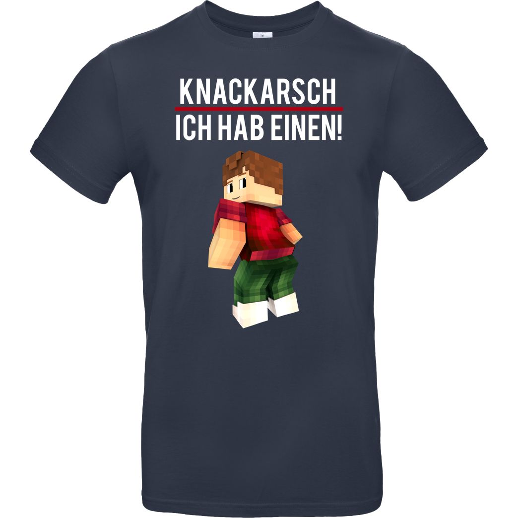 KillaPvP KillaPvP - Knackarsch T-Shirt B&C EXACT 190 - Navy