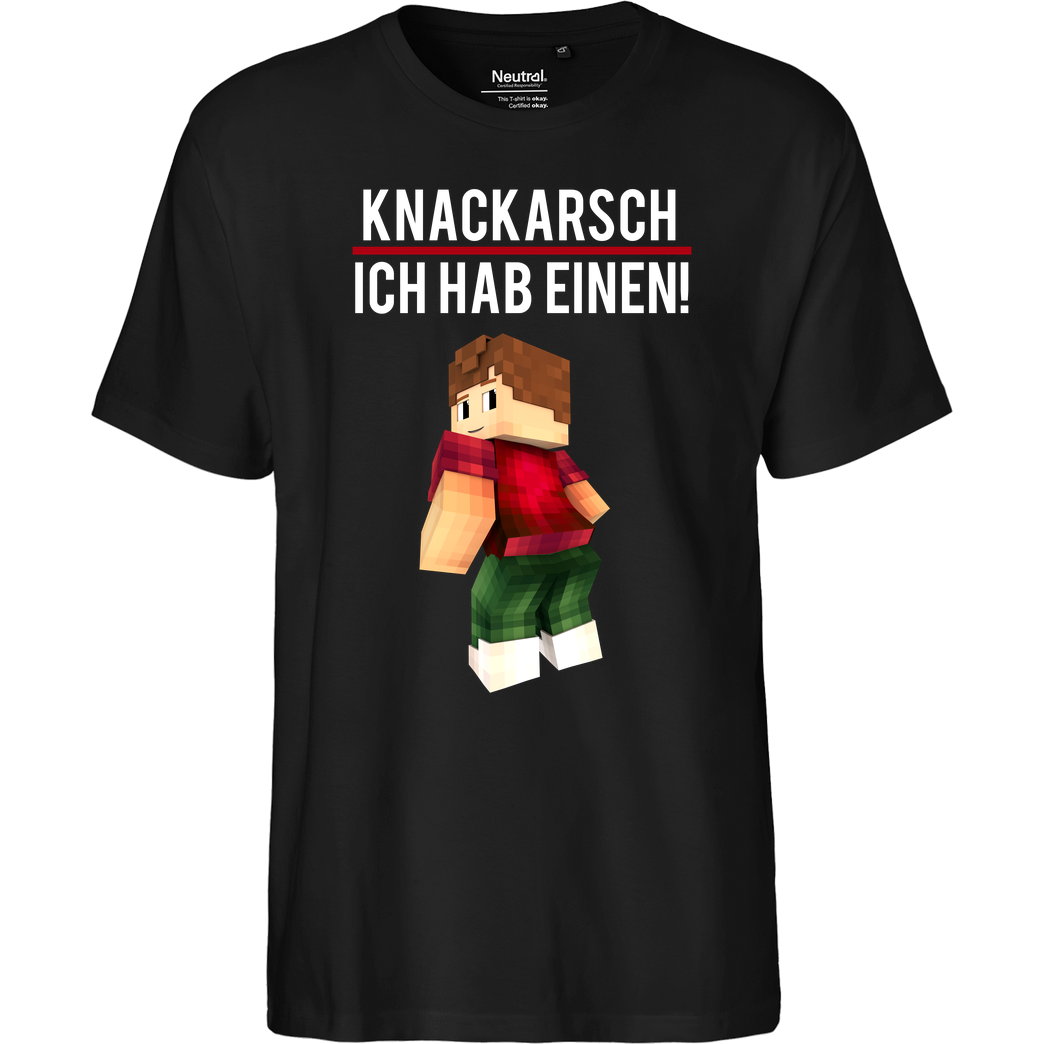 KillaPvP KillaPvP - Knackarsch T-Shirt Fairtrade T-Shirt - schwarz