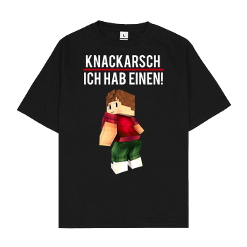 KillaPvP - Knackarsch Oversize T-Shirt - Schwarz