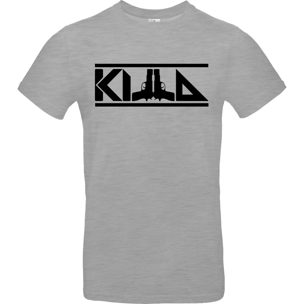 KillaPvP KillaPvP - Logo T-Shirt B&C EXACT 190 - heather grey