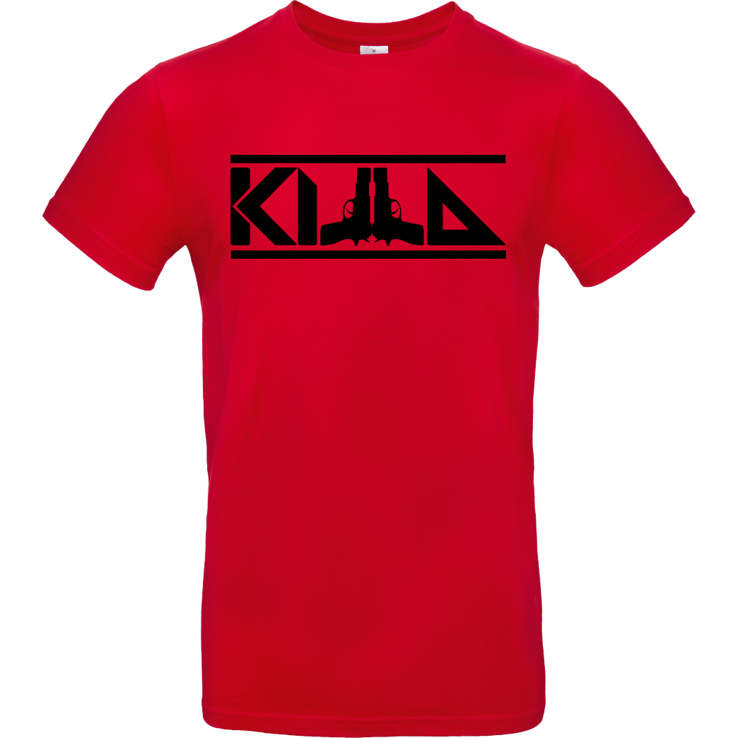 KillaPvP KillaPvP - Logo T-Shirt B&C EXACT 190 - Rot