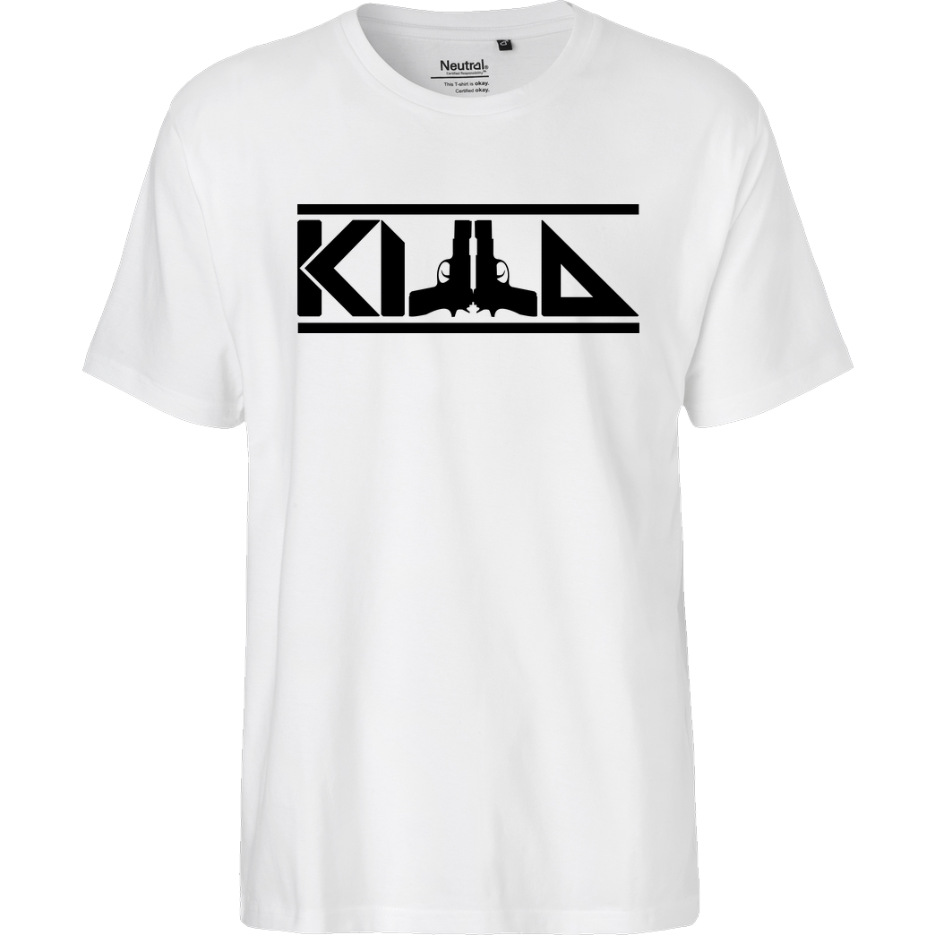 KillaPvP KillaPvP - Logo T-Shirt Fairtrade T-Shirt - weiß