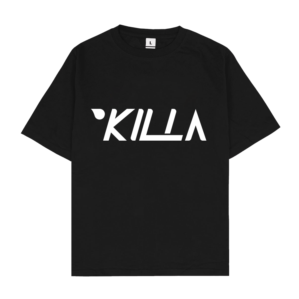 KillaPvP KillaPvP - Logo T-Shirt Oversize T-Shirt - Schwarz