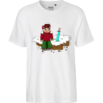 KillaPvP - Winter Fairtrade T-Shirt - weiß