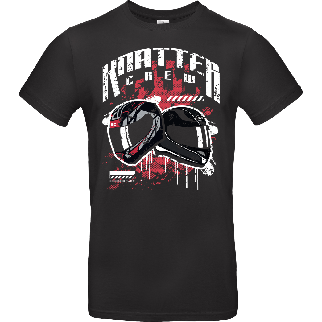 Knattercrew Knattercrew - Streetwear Edition T-Shirt B&C EXACT 190 - Schwarz