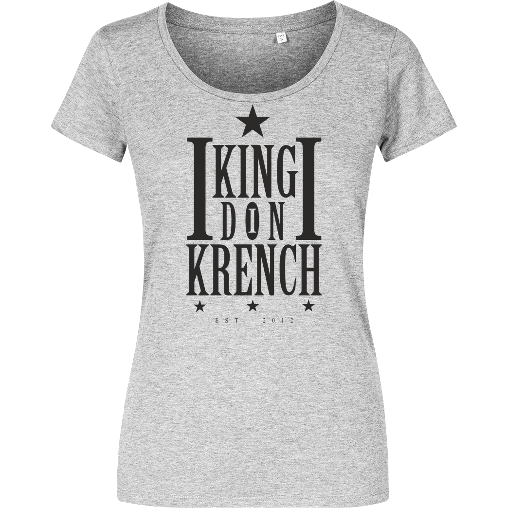 Krench Royale Krencho - Don Krench T-Shirt Damenshirt heather grey