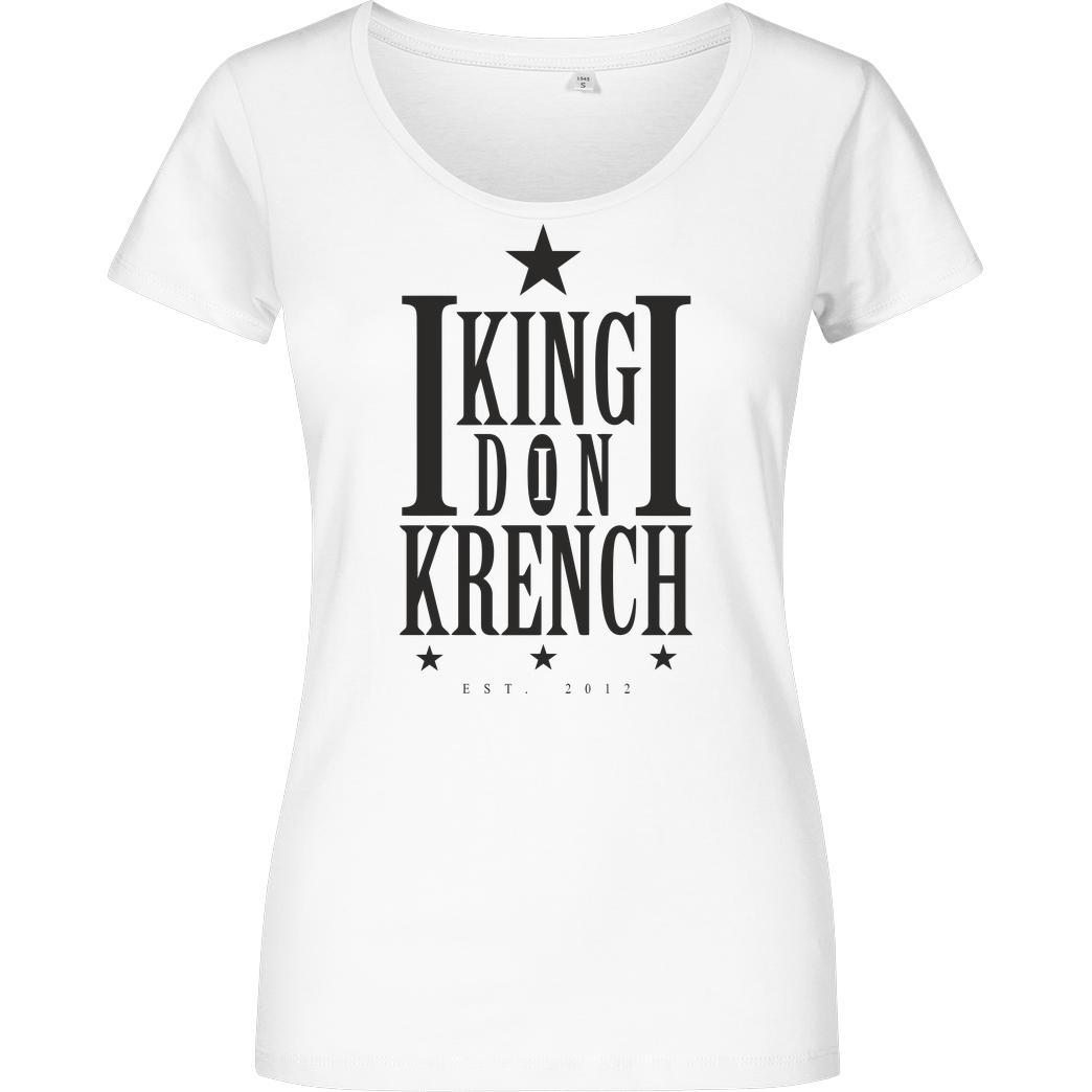 Krench Royale Krencho - Don Krench T-Shirt Damenshirt weiss
