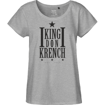 Krencho - Don Krench Fairtrade Loose Fit Girlie - heather grey