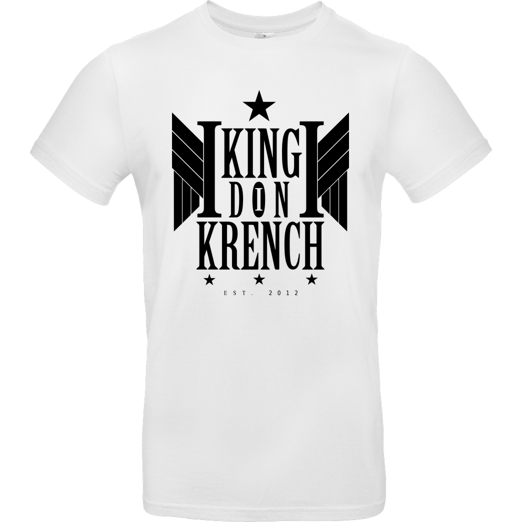 Krench Royale Krencho - Don Krench Wings T-Shirt B&C EXACT 190 - Weiß