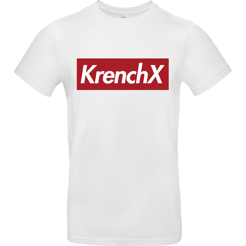 Krench Royale Krencho - KrenchX new T-Shirt B&C EXACT 190 - Weiß