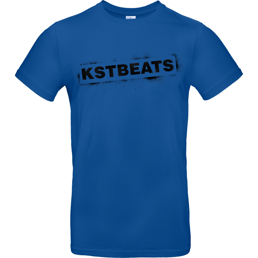 KsTBeats KsTBeats - Splatter T-Shirt B&C EXACT 190 - Royal