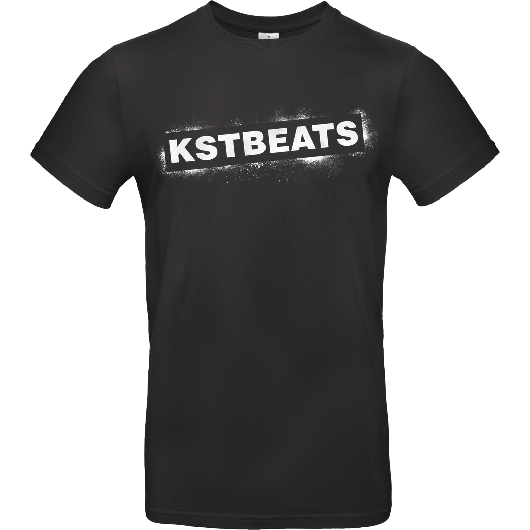 KsTBeats KsTBeats - Splatter T-Shirt B&C EXACT 190 - Schwarz