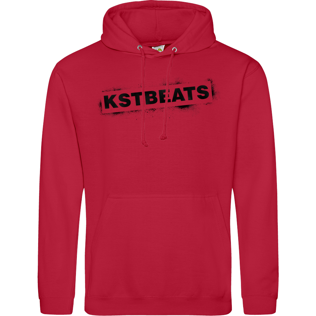 KsTBeats KsTBeats - Splatter Sweatshirt JH Hoodie - Rot