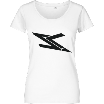 Lexx776 - Logo Damenshirt weiss