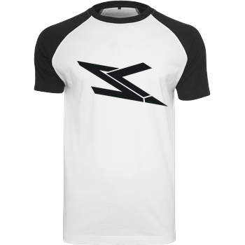 Lexx776 - Logo Raglan-Shirt weiß