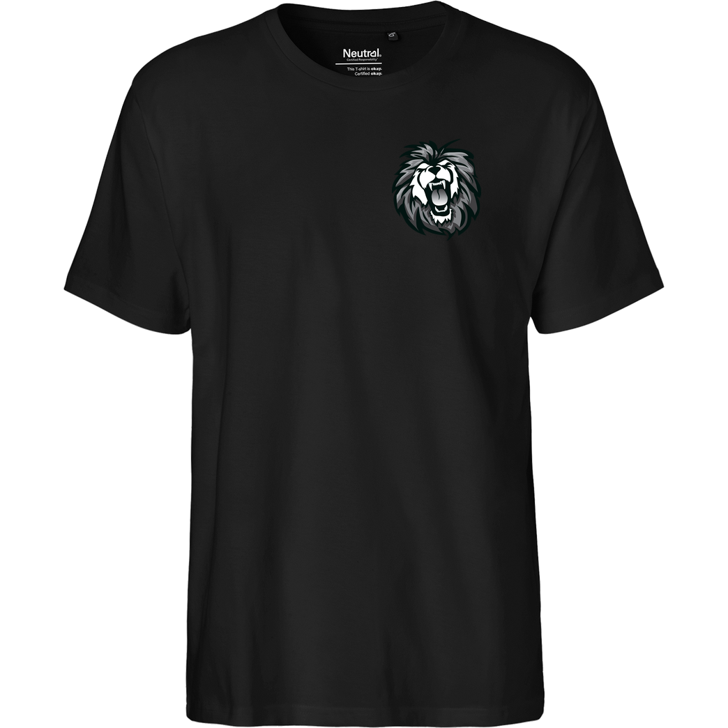 Lionhearts Lionhearts Logo T-Shirt Fairtrade T-Shirt - schwarz