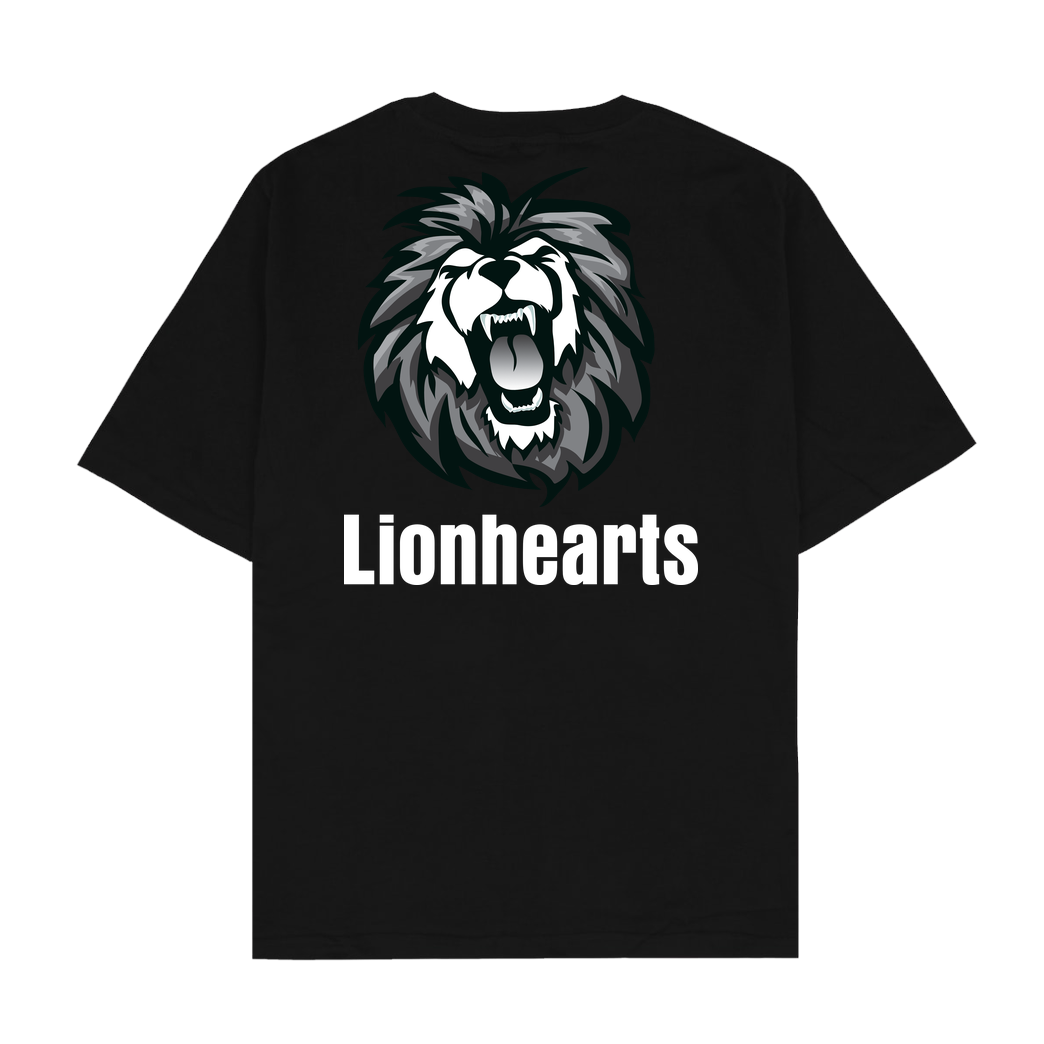 Lionhearts Lionhearts Logo T-Shirt Oversize T-Shirt - Schwarz