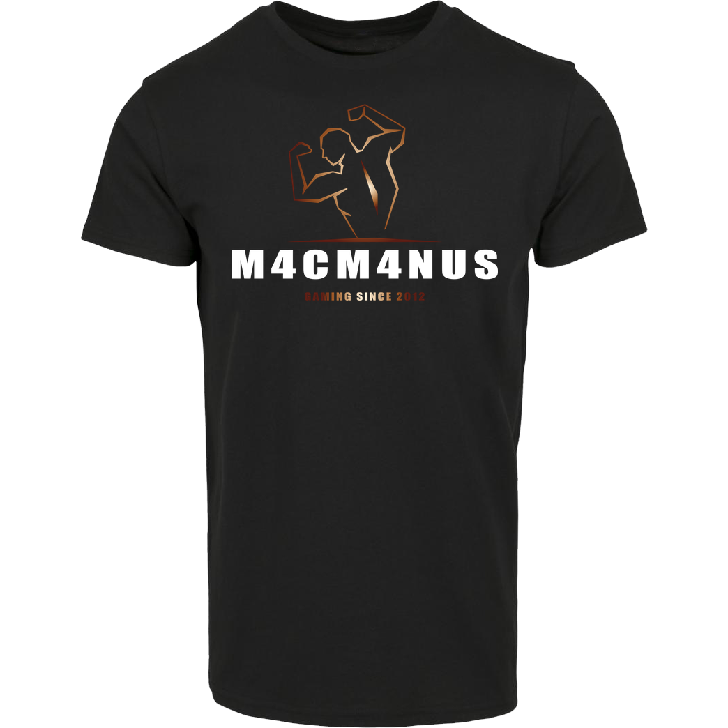 M4cM4nus M4cM4nus - Bizeps Script T-Shirt Hausmarke T-Shirt  - Schwarz