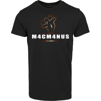 M4cM4nus - Bizeps Script Hausmarke T-Shirt  - Schwarz