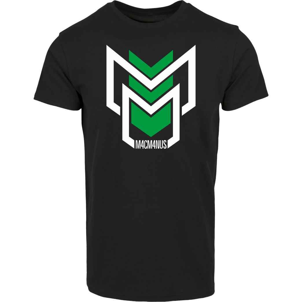 M4cM4nus M4cM4nus - MM T-Shirt Hausmarke T-Shirt  - Schwarz