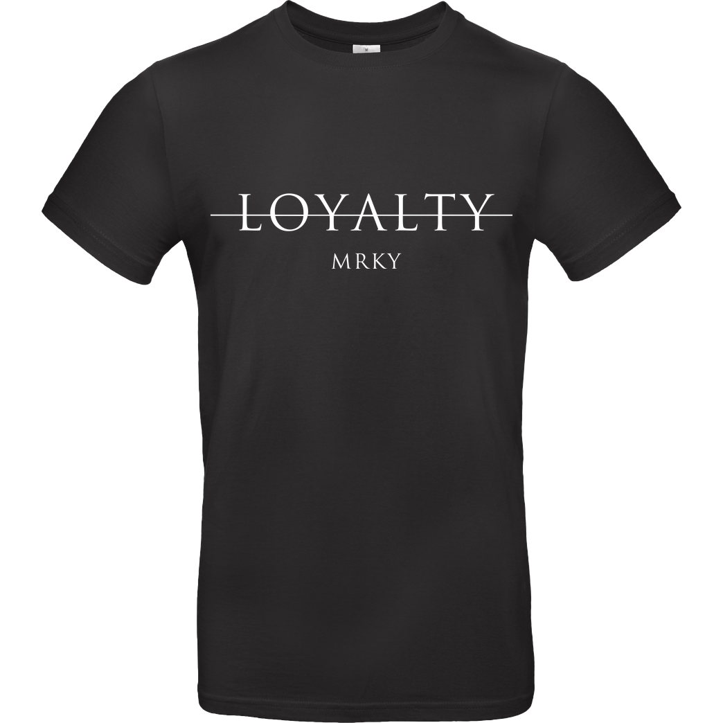 Markey Markey - Loyalty T-Shirt B&C EXACT 190 - Schwarz