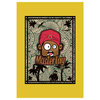 MasterTay - IndiaTay Kunstdruck gelb