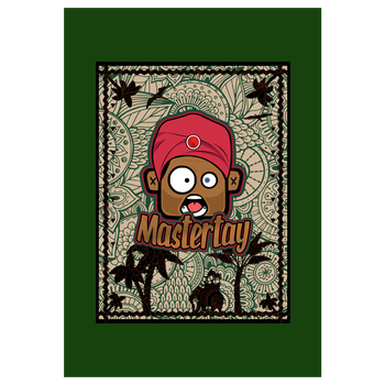MasterTay - IndiaTay Kunstdruck grün