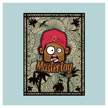 MasterTay - IndiaTay Kunstdruck Quadrat mint