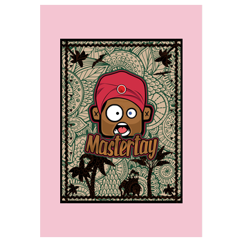 MasterTay - IndiaTay Kunstdruck rosa