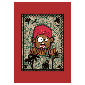 MasterTay - IndiaTay Kunstdruck rot