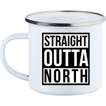 MasterTay - Straight Outta North Emaille Tasse