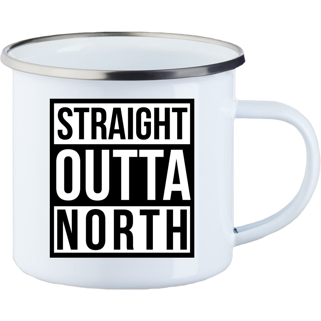 MasterTay MasterTay - Straight Outta North Sonstiges Emaille Tasse