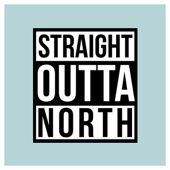 MasterTay - Straight Outta North Kunstdruck Quadrat mint